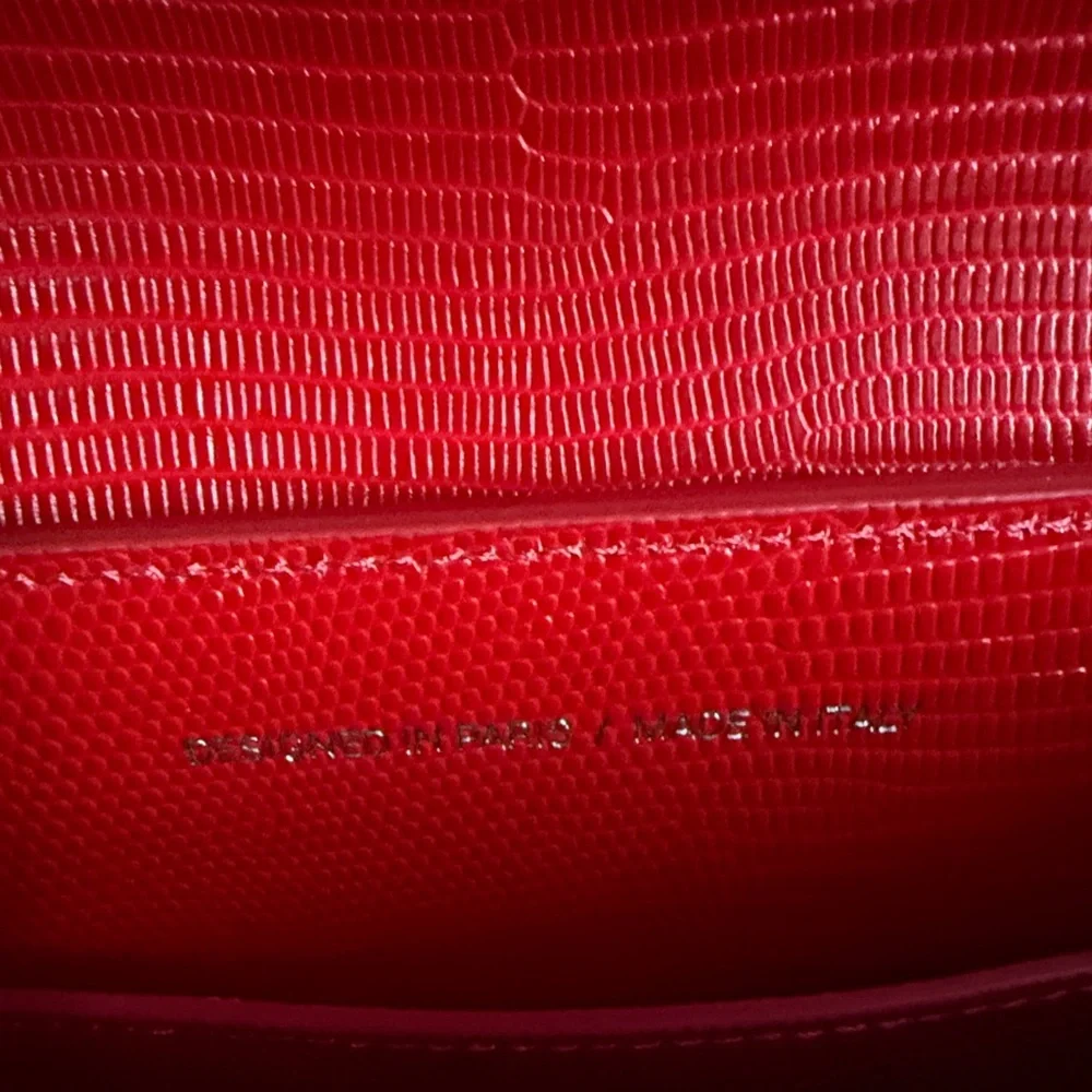 Ateliers Auguste | Mini Monceau Silver Edition Red Lizard Embossed - Picture 10 of 14